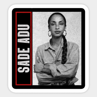 Sade Adu // Vintage Sticker